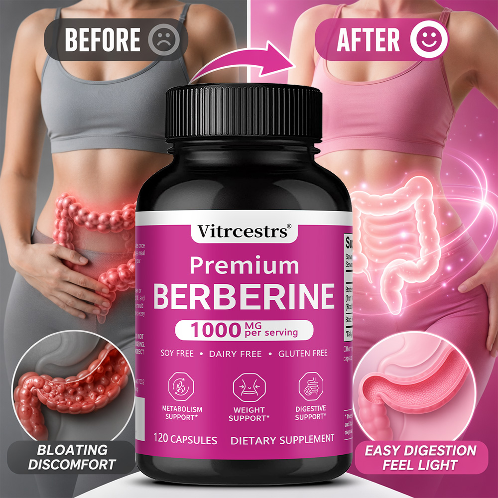 Berberine Hcl Capsule - Berberine HCl Supplement 1000mg Per Serving,