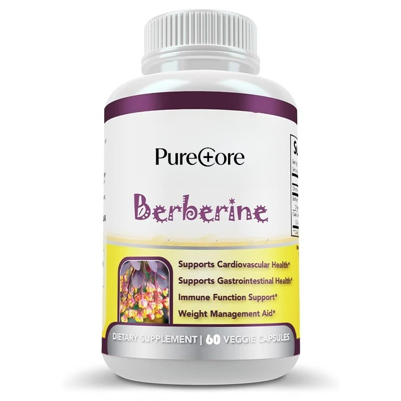 Berberine Hcl Capsule - Advanced Berberine HCl 500mg, 60 Capsules,