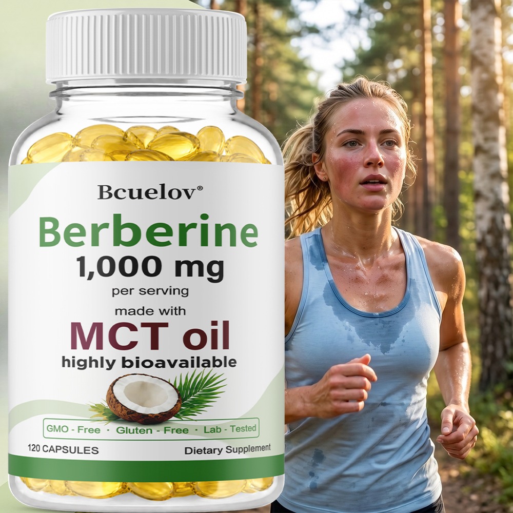 Berberine 1000mg with MCT Oil, - Berberine Hcl Capsule ulasan dan harga