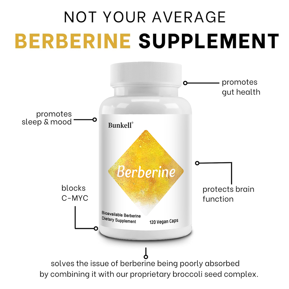Berberine HCl 350mg with Brocc - Berberine Hcl Capsule ulasan dan harga