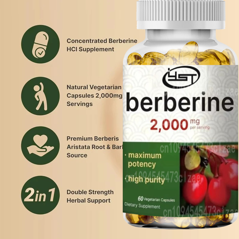 Berberine Supplement | 60 Vege - Berberine Hcl Capsule ulasan dan harga