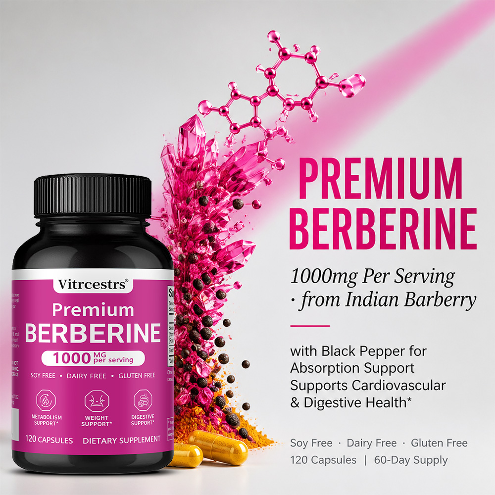 Berberine HCl Supplement 1000m - Berberine Hcl Capsule ulasan dan harga