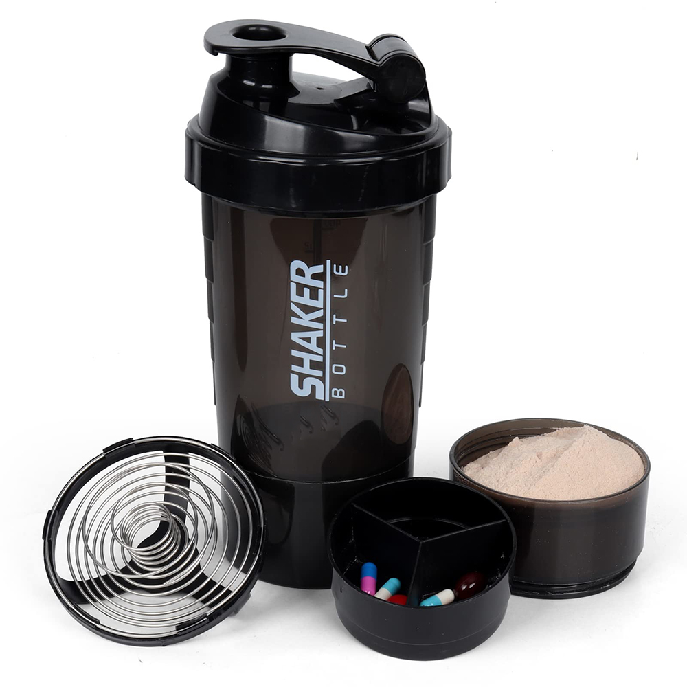 3 Layers Shaker Protein Bottle - Whey Protein Isolate ulasan dan harga