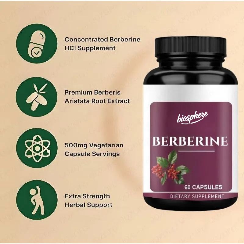 Berberine Supplement-60 vegeta - Berberine Hcl Capsule ulasan dan harga